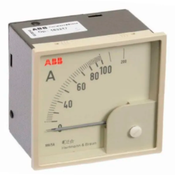 AMPERIMETRO ANALOGICO ABB TAMAÑO 96X96 MM TIPO: AMT1-A1/96 2CSG323250R4001