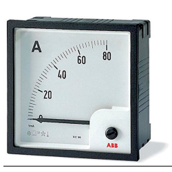 ESCALA AMPERIMETRICA ABB DE 100A TAMAÑO 96X96 TIPO: SCL-A1-100/96 2CSG113189R5011