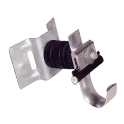 SOPORTE HORIZONTAL CON AISLADOR P/CABLE C/PORTANTE ARJ RG11 DIAM.0.50-75MM CIT14