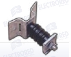 SOPORTE HORIZONTAL CON AISLADOR P/CABLE 3/16" - 1/4" ARJ CIT13