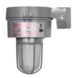 LUMINARIA APE VAPOR DE SODIO 250W COLGANTE CON BALASTRO MT Y GUARDA CROUSE HINDS VMVS2A250GP/MT