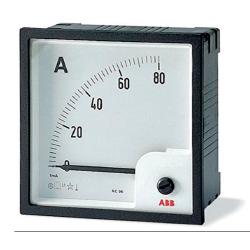 ESCALA AMPERIMETRICA ABB DE 80A TAMAÑO 96X96 TIPO: SCL-A1-80/96 2CSG113179R5011