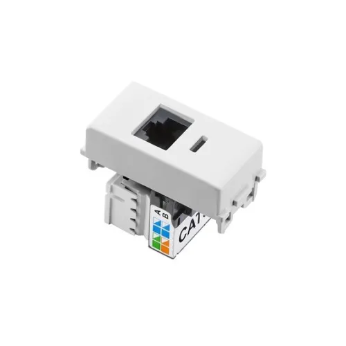 TOMA SIMPLE FORJASUL P/PISO MODULO RJ45 CAT5 C/TAPA 2x4