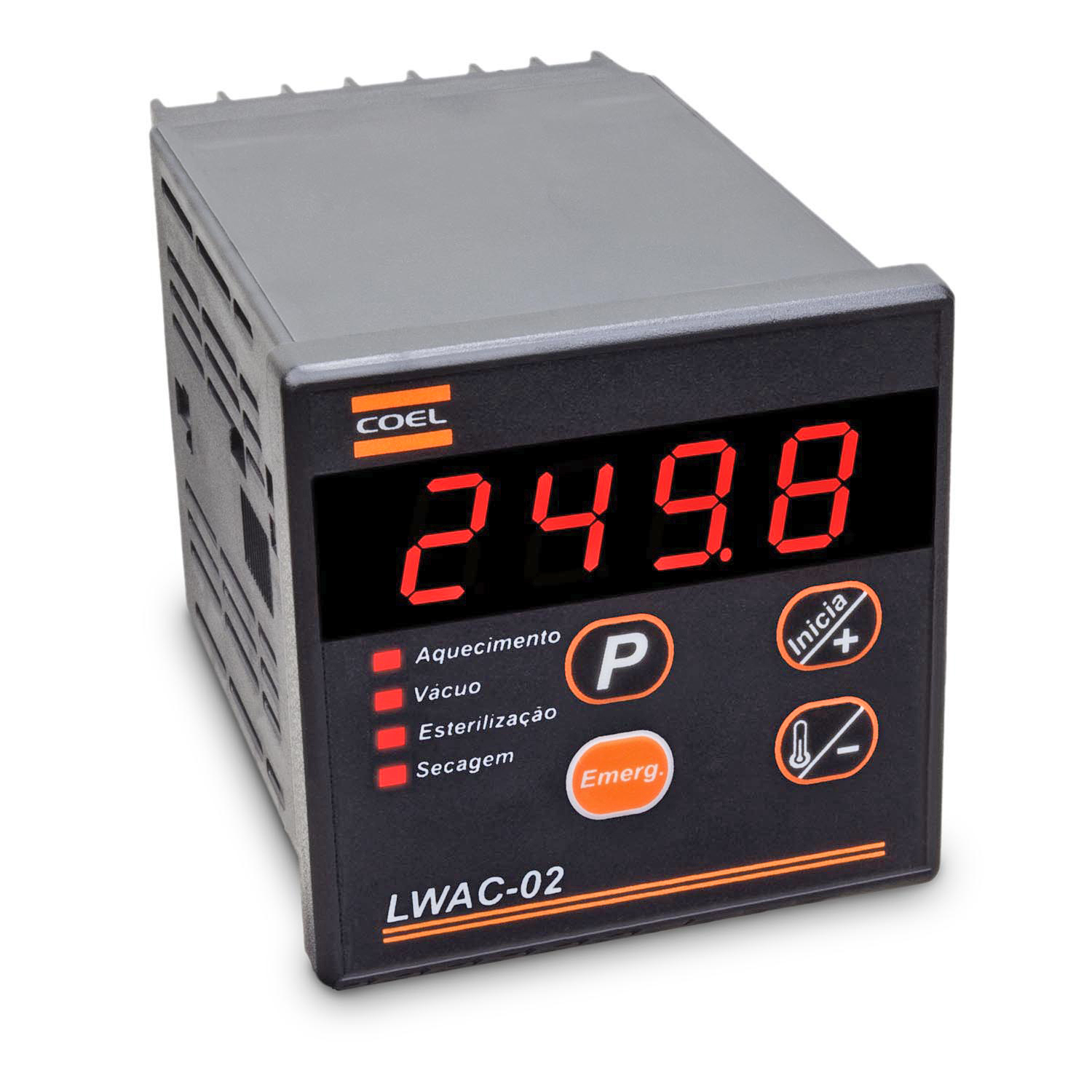 CONTROL DE TEMP. Y TIEMPO PARA AUTOCLAVES TIPO "J" COEL 250°C 110-220VAC COEL LWAC-02/J