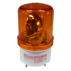 BALIZA DE SEÑALIZ ROTAT. CSC LTE-1104 220VAC, 10W, DIAM. 102mm AMARILLO