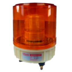 BALIZA DE SEÑALIZ ROTATIVA CSC, LED 174mm, 3W, 220V, AMARILLO, LTE-5181, LUZ.