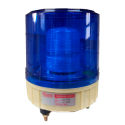 BALIZA DE SEÑALIZ ROTATIVA CSC, LED 174mm, 3W, 220V, AZUL, LTE-5181, LUZ.
