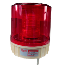 BALIZA DE SEÑALIZ ROTATIVA CSC, LED 174mm, 3W, 220V, ROJO, LTE-5181J, LUZ Y BUZZER