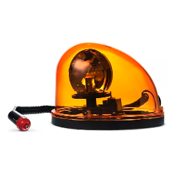 BALIZA ELECTRONICA ROTATORIA OVOIDE CSC C/IMAN AMARILLO 12VDC LTD-1201J