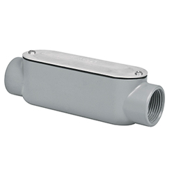 CONDULET C FORM 7 CROUSE HINDS DE 1" NPT, DE HIERRO NEMA 7 CON TAPA Y EMPAQUE CL1, DIV2 C37CG