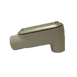 CONDULET LB FORM 7 CROUSE HINDS DE 1/2" NPT, DE HIERRO NEMA 7 CON TAPA Y EMPAQUE CL1, DIV2 LB17CG