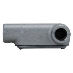 CONDULET LR FORM 7 CROUSE HINDS DE 1" NPT, DE HIERRO NEMA 7 CON TAPA Y EMPAQUE CL1, DIV2 LR37CG