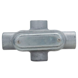 CONDULET X FORM 7 CROUSE HINDS DE 1/2" NPT, DE HIERRO NEMA 7 CON TAPA Y EMPAQUE CL1, DIV2 X17CG