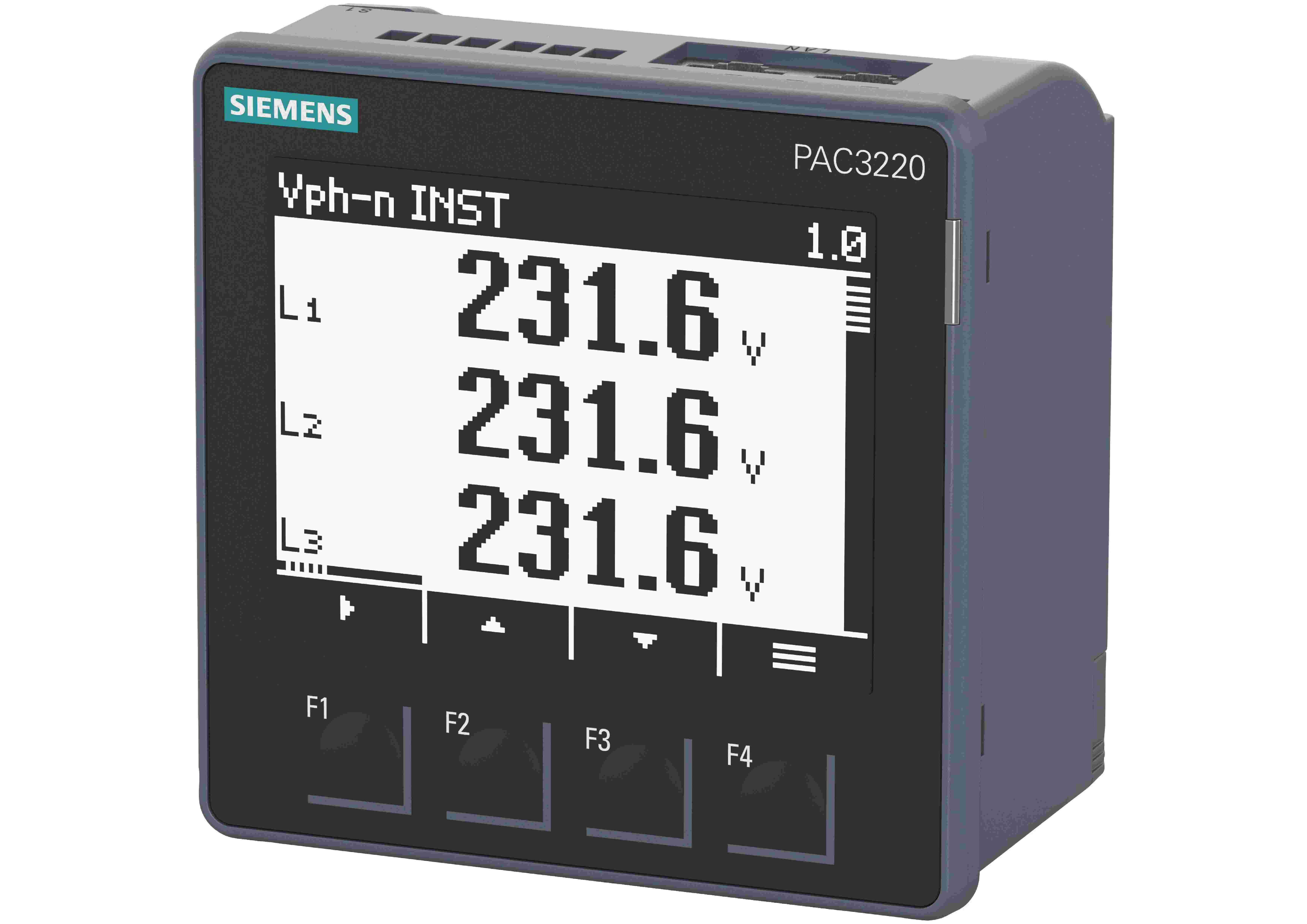 MEDIDOR DIGITAL DE ENERGIA SIEMENS PAC 3220 7KM3220-0BA01-1DA0