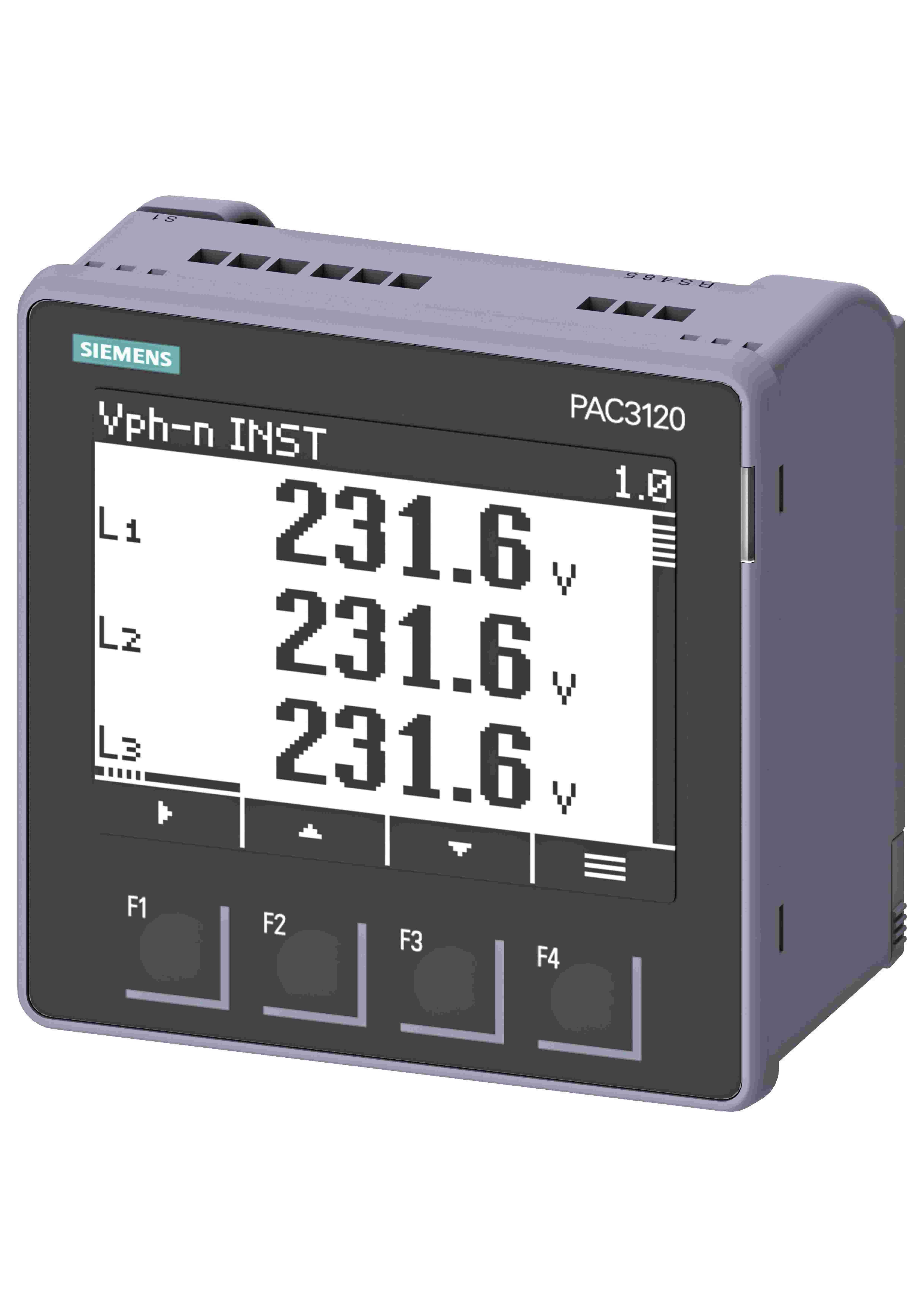 MEDIDOR DIGITAL DE ENERGIA SIEMENS PAC 3120 7KM3120-0BA01-1DA0