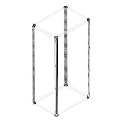 MONTANTES PRINCIPALES  ABB E POWER H=2000MM CHAPA GALV 4PZS PUPM2000 (PARA 14599-14600) 1STQ007034A0