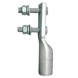 CONECTOR TERMINAL MAURIZIO P/SECCIONADOR CUCHILLA C/CAÑO-DOS PERFORACIONES 185 MM2 TEA633 350MCM