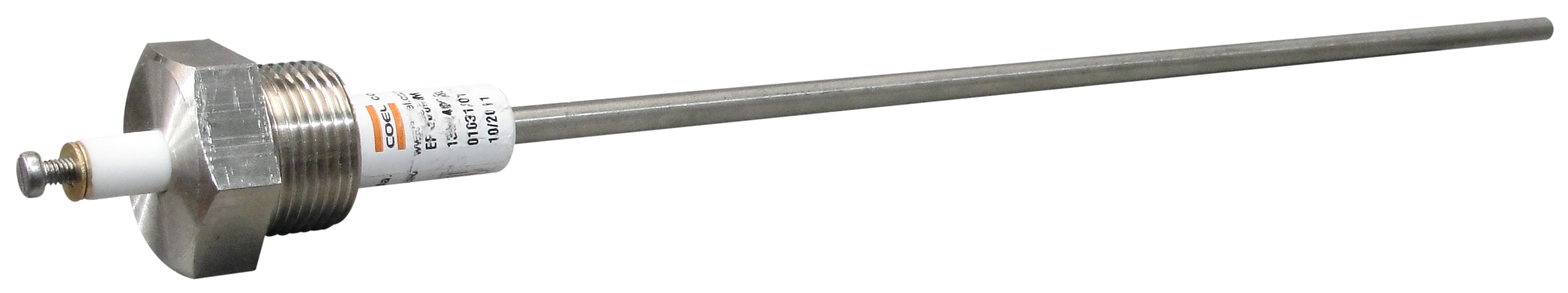 SENSOR ELECTRODO TIPO VARILLA ROSCA 3/4" BSP L=300MM COEL EF