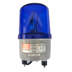 BALIZA DE SEÑALIZ ROTAT. CSC SN-100 12 VDC AZUL.