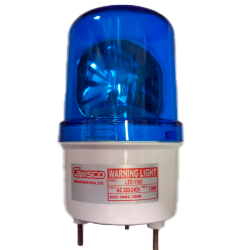 BALIZA DE SEÑALIZ ROTAT.CSC SN-100 220VAC AZUL.