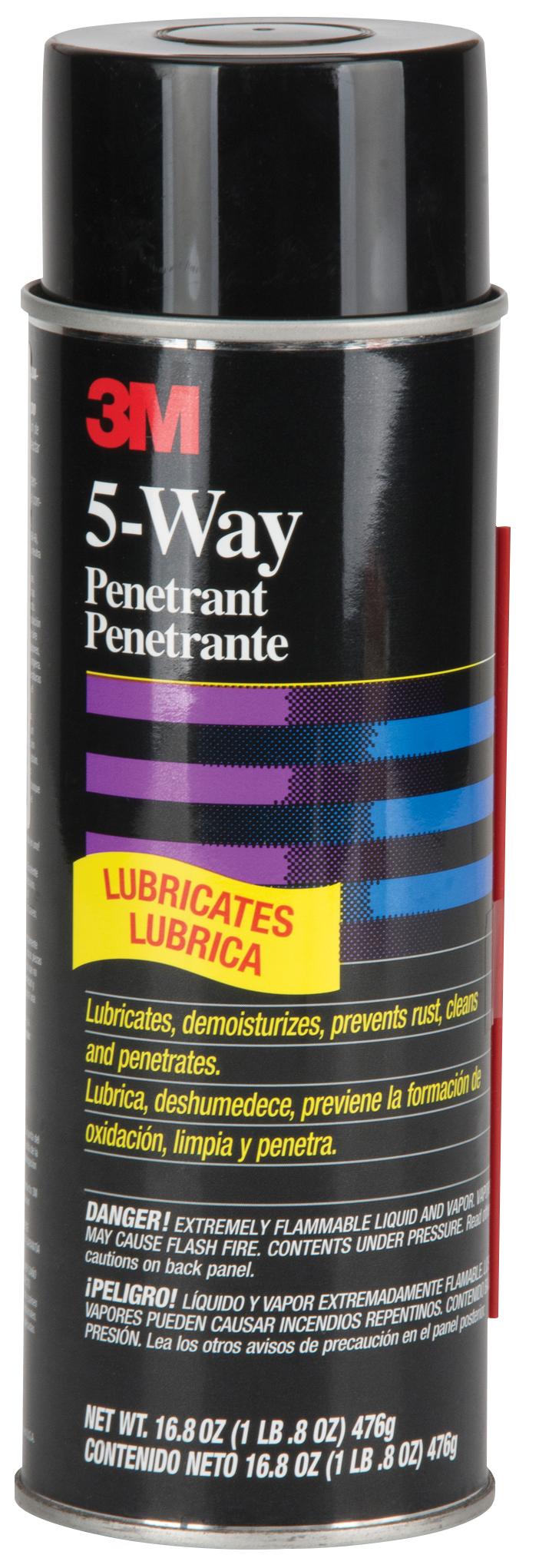 LIQUIDO SPRAY PENETRANTE LUBRICANTE ANTI DESGASTE CORROSION Y HUMEDAD 3M 5-WAY