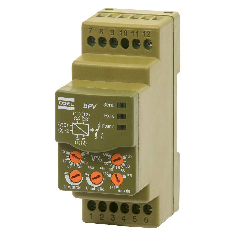 MONITOR MIN-MAX TENSION MONOFASICO 24-240VAC/CC 50/60HZ COEL BPVWA--S----