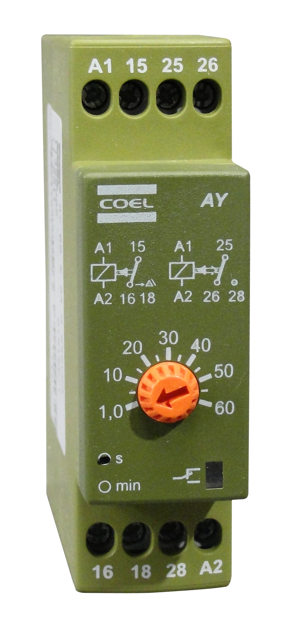 TEMPORIZADOR ARRANQUE YD 1-60SEG 94-240VAC 48-63HZ COEL AY--HGS---S----