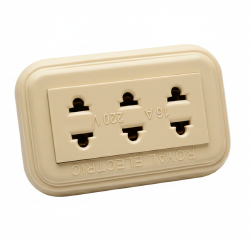 ENCHUFE S/PUESTO UNIVERSAL 2P 16A 3 TOMAS A-092