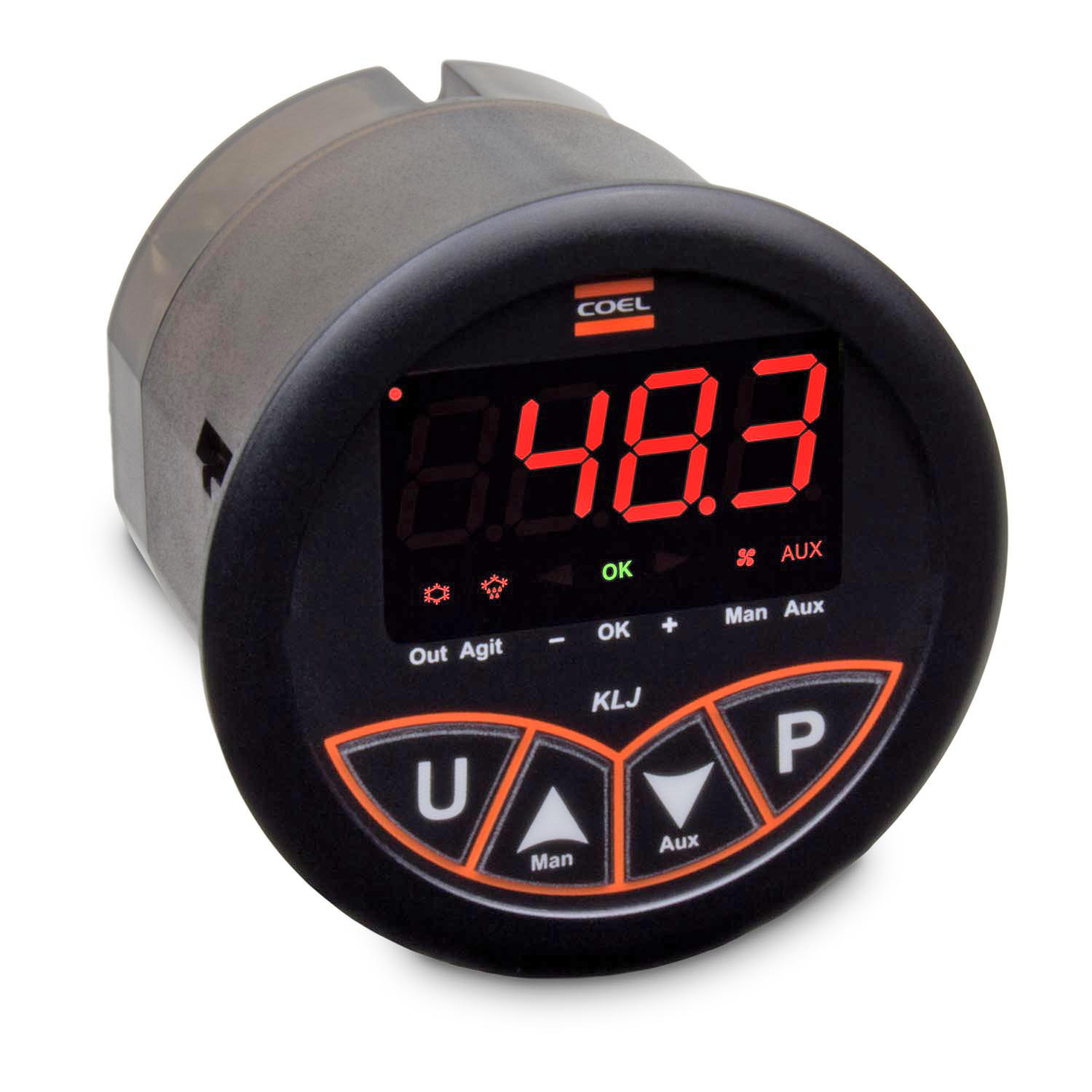 CONTROL DE TEMPERATURA P/TANQUE DE LECHE MICROPROC. 100-240VAC 64MM COEL KLJ29-HRR