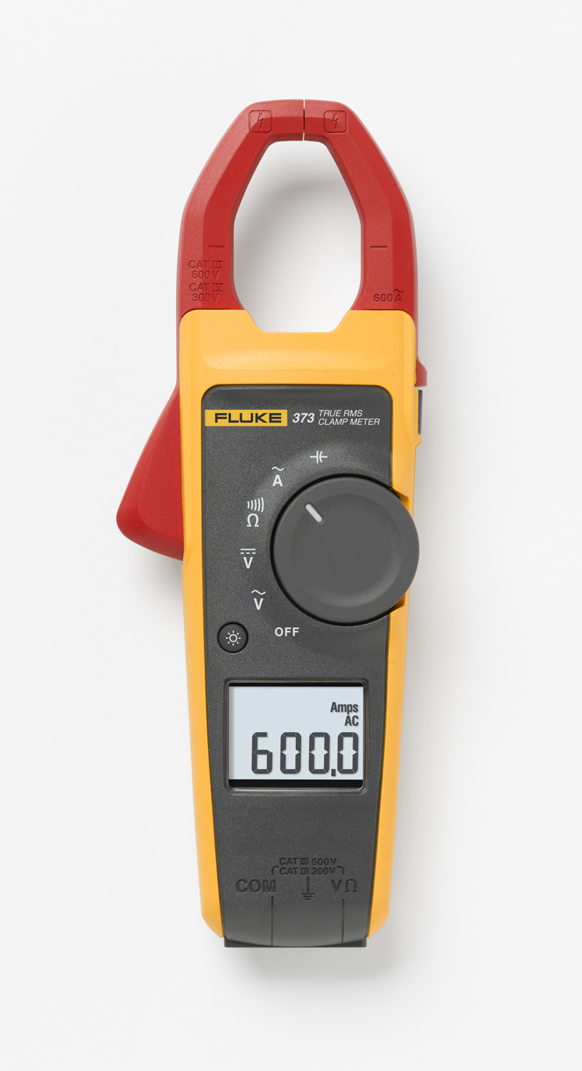 PINZA DIGITAL TRUE RMS 6KΩ VDC/AC-600V-600A/AC -1000MF CAT-IV FLUKE-373 VOLT/AMP