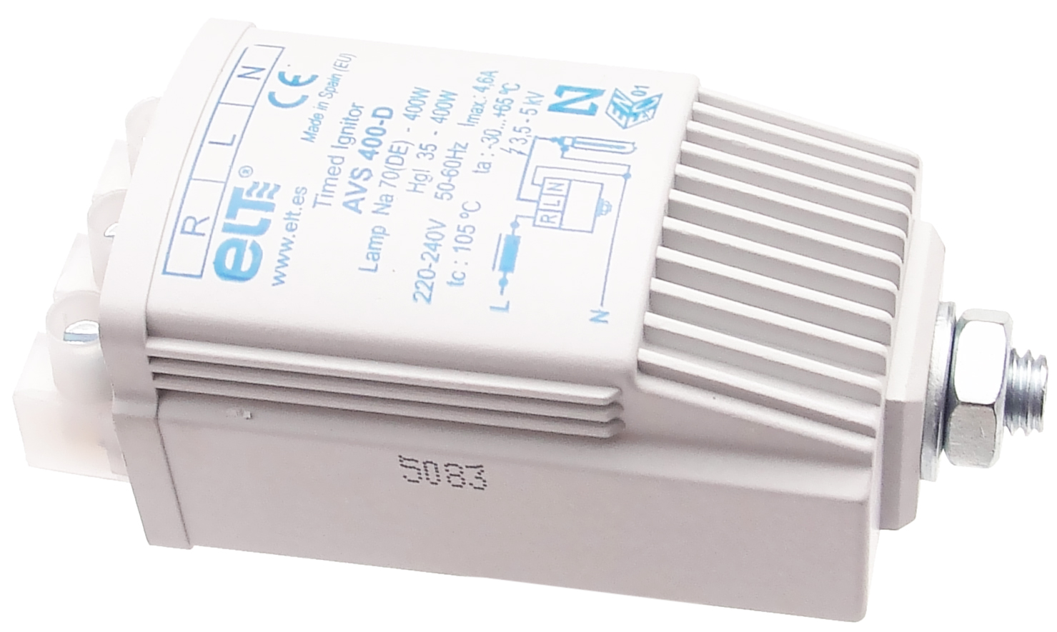 IGNITOR DEPENDIENTE ELT ESPAÑA 35-1000W 3210111 AVS-100-DP