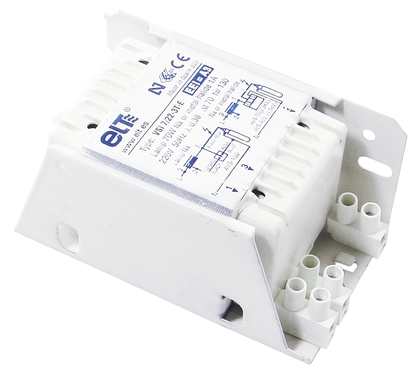 REACTOR ELT ESPAÑA NA-HM 70W 220V 50HZ 6112700
