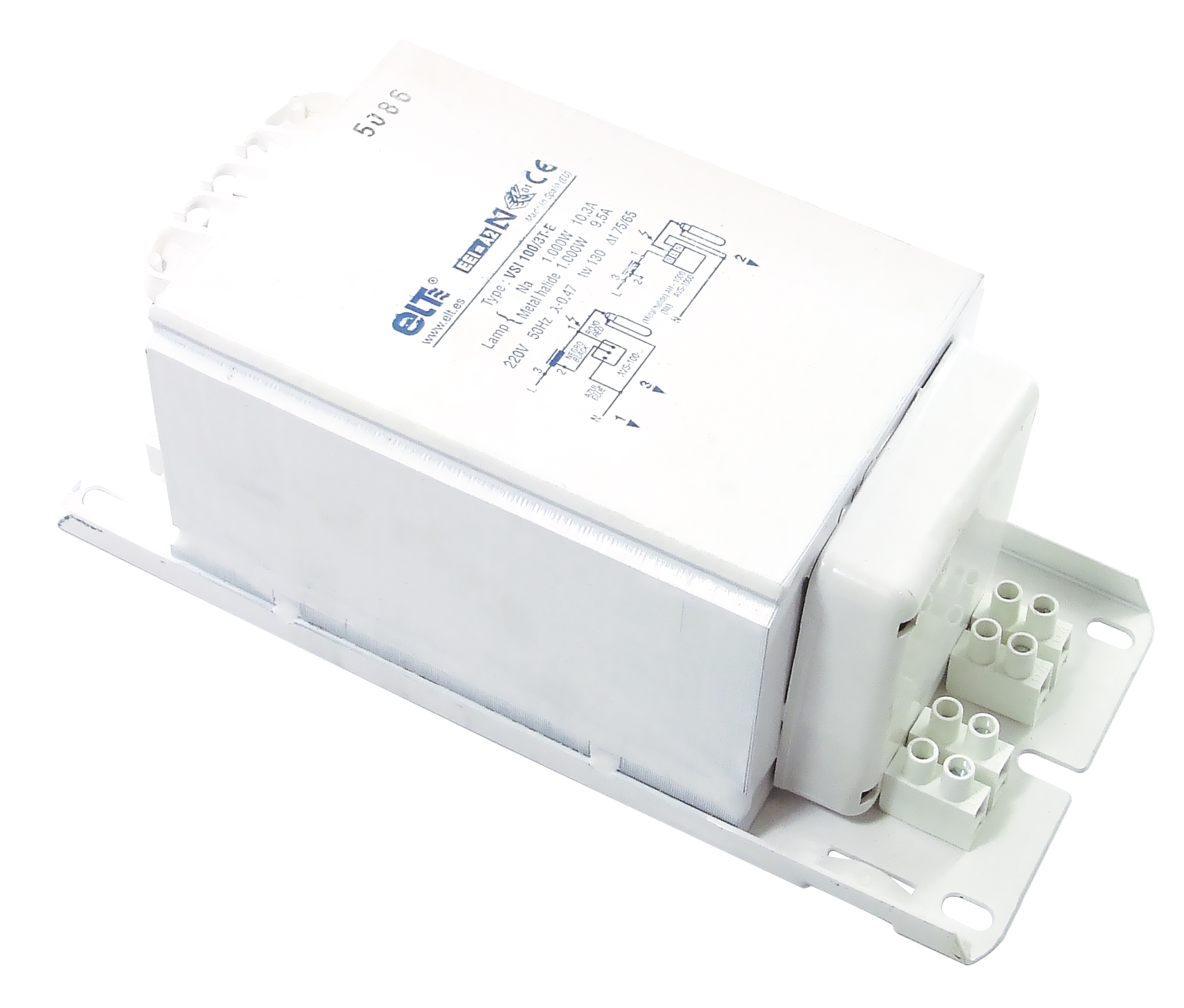 REACTOR ELT ESPAÑA HM 1000W 220V 50HZ 9,3A 6112293